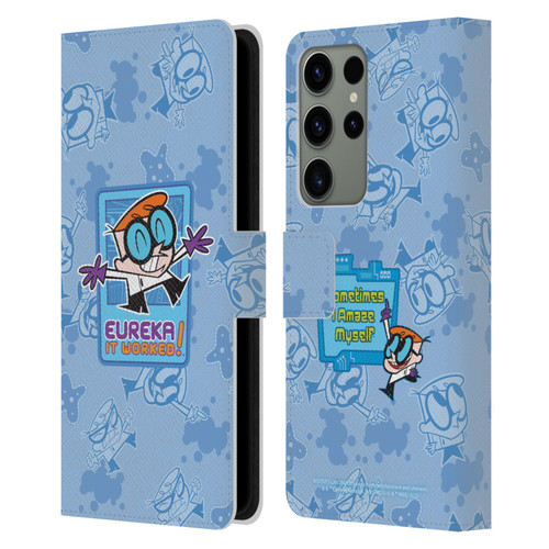 Dexter's Laboratory Graphics It Worked Leather Book Wallet Case Cover For Samsung Galaxy S23 Ultra 5G