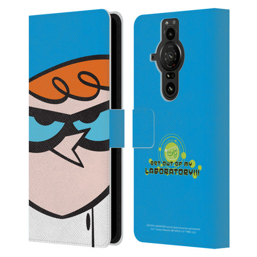 Dexter's Laboratory Graphics Dexter Leather Book Wallet Case Cover For Sony Xperia Pro-I