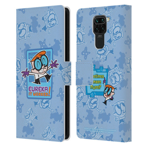 Dexter's Laboratory Graphics It Worked Leather Book Wallet Case Cover For Xiaomi Redmi Note 9 / Redmi 10X 4G