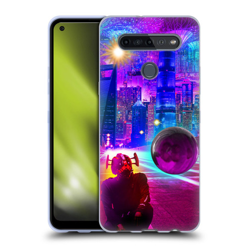 Dave Loblaw Sci-Fi And Surreal Synthwave Street Soft Gel Case for LG K51S