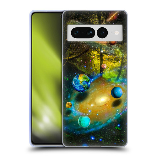 Dave Loblaw Sci-Fi And Surreal Universal Forest Soft Gel Case for Google Pixel 7 Pro