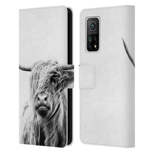 Dorit Fuhg Travel Stories Portrait of a Highland Cow Leather Book Wallet Case Cover For Xiaomi Mi 10T 5G