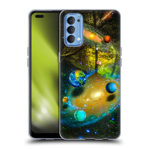 Dave Loblaw Sci-Fi And Surreal Universal Forest Soft Gel Case for OPPO Reno 4 5G