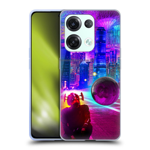 Dave Loblaw Sci-Fi And Surreal Synthwave Street Soft Gel Case for OPPO Reno8 Pro
