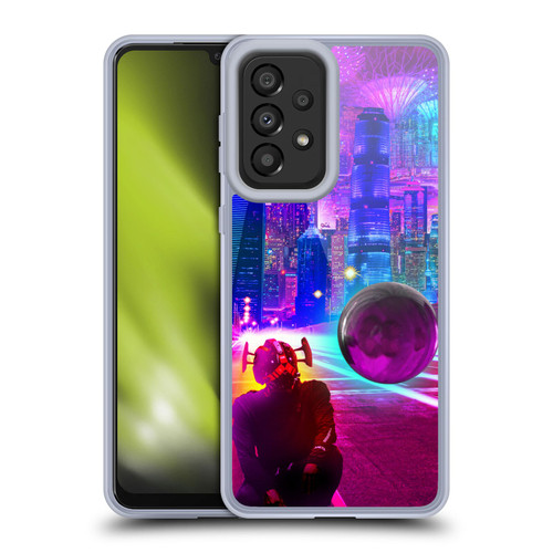 Dave Loblaw Sci-Fi And Surreal Synthwave Street Soft Gel Case for Samsung Galaxy A33 5G (2022)