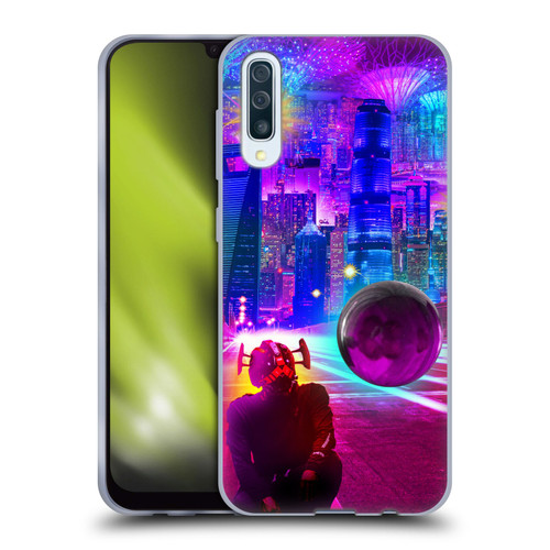 Dave Loblaw Sci-Fi And Surreal Synthwave Street Soft Gel Case for Samsung Galaxy A50/A30s (2019)