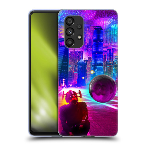 Dave Loblaw Sci-Fi And Surreal Synthwave Street Soft Gel Case for Samsung Galaxy A53 5G (2022)