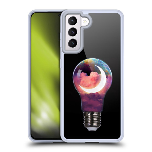 Dave Loblaw Sci-Fi And Surreal Light Bulb Moon Soft Gel Case for Samsung Galaxy S21 5G