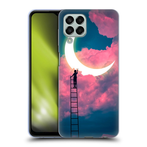 Dave Loblaw Sci-Fi And Surreal Boy Painting Moon Clouds Soft Gel Case for Samsung Galaxy M33 (2022)