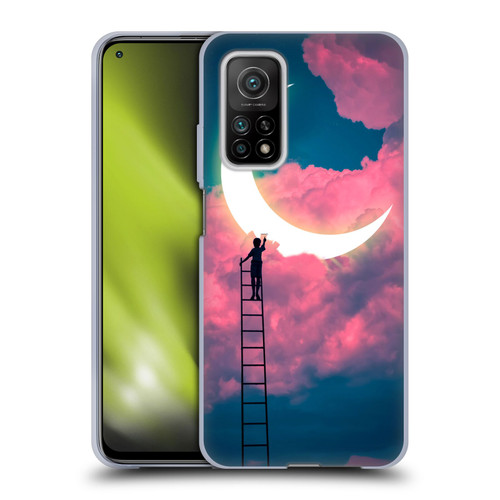 Dave Loblaw Sci-Fi And Surreal Boy Painting Moon Clouds Soft Gel Case for Xiaomi Mi 10T 5G