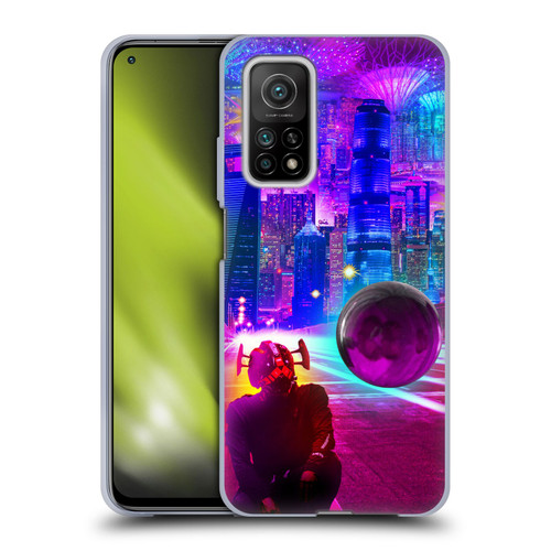 Dave Loblaw Sci-Fi And Surreal Synthwave Street Soft Gel Case for Xiaomi Mi 10T 5G