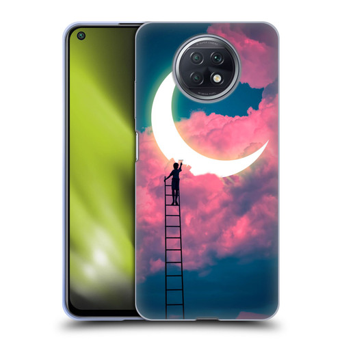 Dave Loblaw Sci-Fi And Surreal Boy Painting Moon Clouds Soft Gel Case for Xiaomi Redmi Note 9T 5G