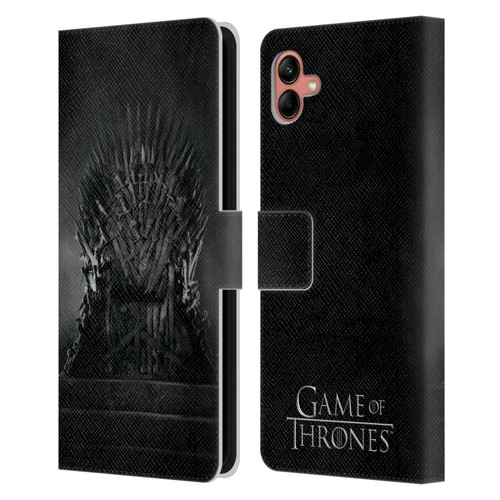 HBO Game of Thrones Key Art Iron Throne Leather Book Wallet Case Cover For Samsung Galaxy A04 (2022)