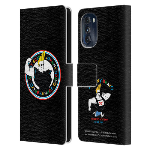Johnny Bravo Graphics Logo Leather Book Wallet Case Cover For Motorola Moto G (2022)