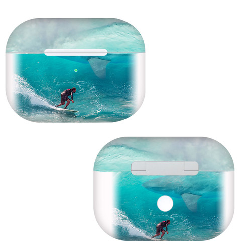 Dave Loblaw Sea 2 Shark Surfer Vinyl Sticker Skin Decal Cover for Apple AirPods Pro Charging Case