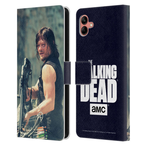 AMC The Walking Dead Daryl Dixon Archer Leather Book Wallet Case Cover For Samsung Galaxy A04 (2022)