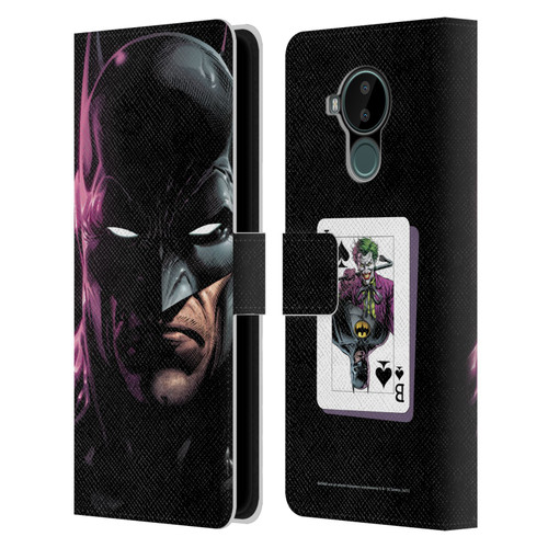 Batman DC Comics Three Jokers Batman Leather Book Wallet Case Cover For Nokia C30