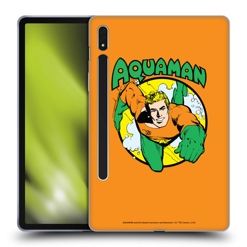 Aquaman DC Comics Fast Fashion Swim 2 Soft Gel Case for Samsung Galaxy Tab S8