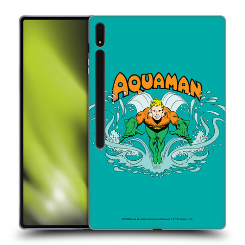Aquaman DC Comics Fast Fashion Swim Soft Gel Case for Samsung Galaxy Tab S8 Ultra