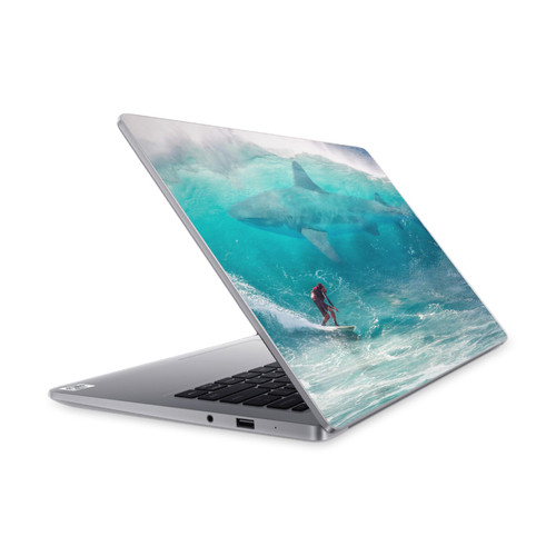Dave Loblaw Sea Shark Surfer Vinyl Sticker Skin Decal Cover for Xiaomi Mi NoteBook 14 (2020)