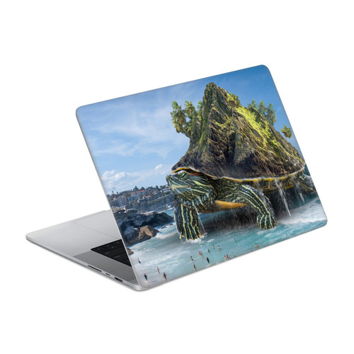 Dave Loblaw Sea Turtle Beach Day Vinyl Sticker Skin Decal Cover for Apple MacBook Pro 16" A2485