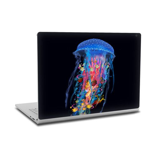 Dave Loblaw Sea Blue Jellyfish Vinyl Sticker Skin Decal Cover for Microsoft Surface Book 2