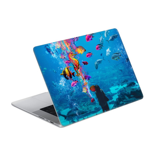 Dave Loblaw Underwater Aquarium Vinyl Sticker Skin Decal Cover for Apple MacBook Pro 14" A2442