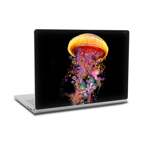 Dave Loblaw Underwater Eletric Jellyfish Vinyl Sticker Skin Decal Cover for Microsoft Surface Book 2