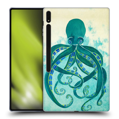 Cat Coquillette Sea Octopus Soft Gel Case for Samsung Galaxy Tab S8 Ultra