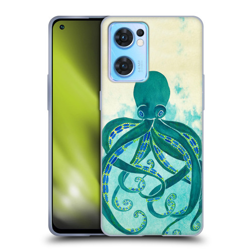 Cat Coquillette Sea Octopus Soft Gel Case for OPPO Reno7 5G / Find X5 Lite
