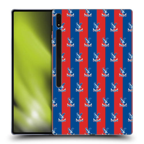 Crystal Palace FC Crest Pattern Soft Gel Case for Samsung Galaxy Tab S8 Ultra
