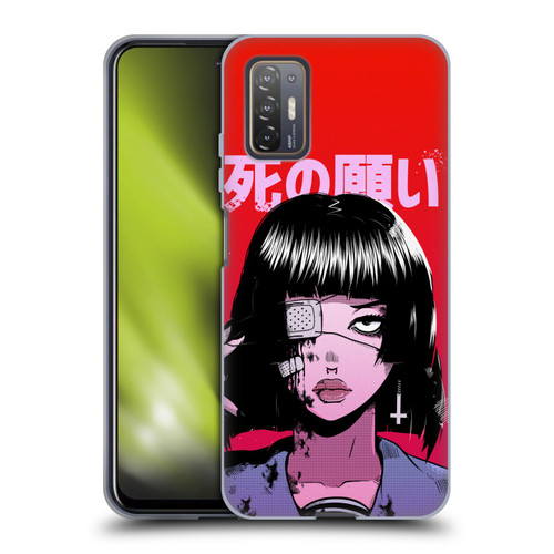 Zombie Makeout Club Art Eye Patch Soft Gel Case for HTC Desire 21 Pro 5G