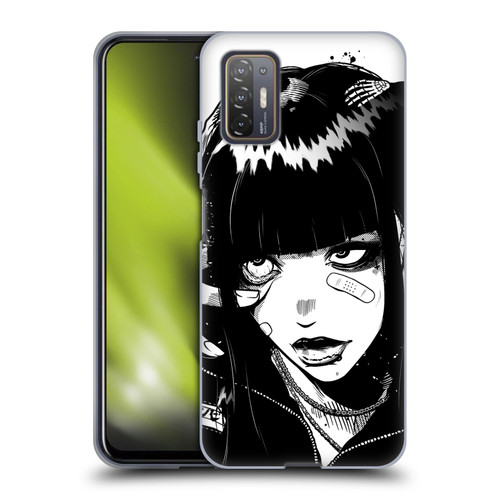 Zombie Makeout Club Art See Thru You Soft Gel Case for HTC Desire 21 Pro 5G