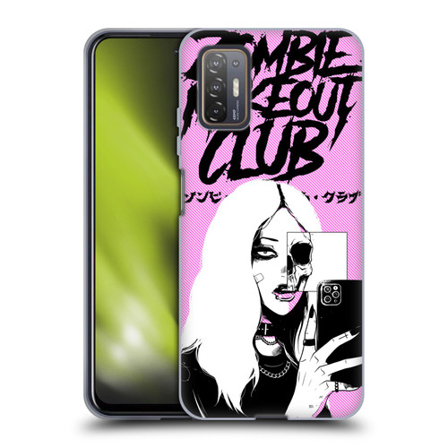 Zombie Makeout Club Art Selfie Skull Soft Gel Case for HTC Desire 21 Pro 5G
