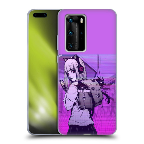 Zombie Makeout Club Art Drama Rides On My Back Soft Gel Case for Huawei P40 Pro / P40 Pro Plus 5G