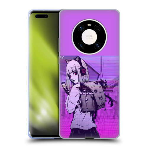 Zombie Makeout Club Art Drama Rides On My Back Soft Gel Case for Huawei Mate 40 Pro 5G