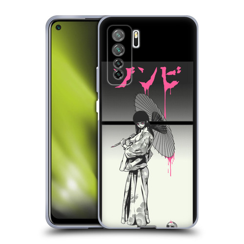 Zombie Makeout Club Art Chance Of Rain Soft Gel Case for Huawei Nova 7 SE/P40 Lite 5G