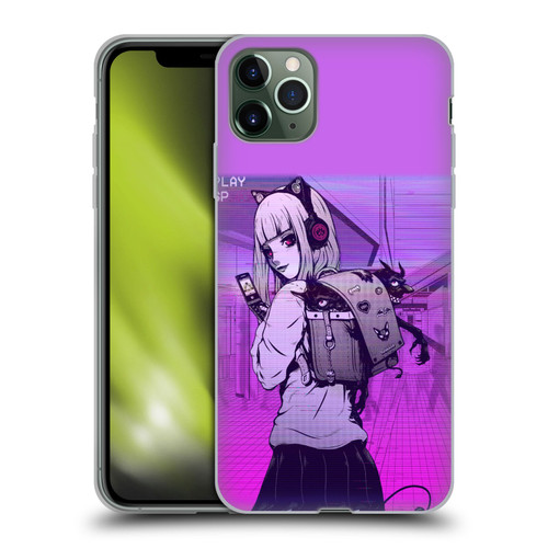 Zombie Makeout Club Art Drama Rides On My Back Soft Gel Case for Apple iPhone 11 Pro Max