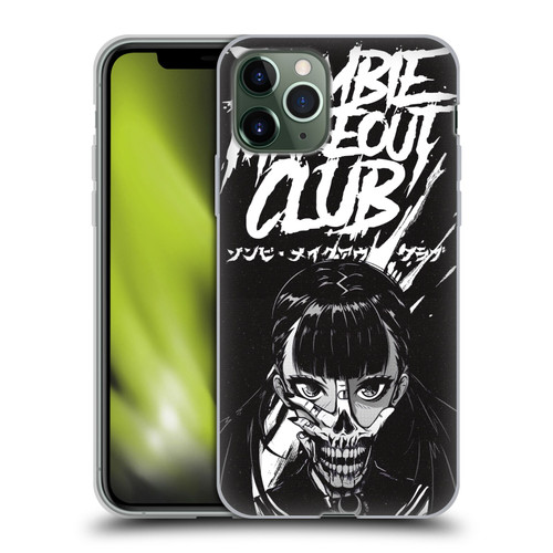Zombie Makeout Club Art Face Off Soft Gel Case for Apple iPhone 11 Pro