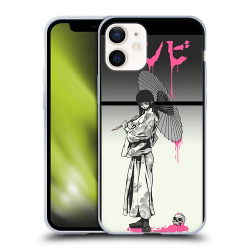 Zombie Makeout Club Art Chance Of Rain Soft Gel Case for Apple iPhone 12 Mini