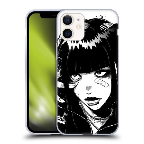 Zombie Makeout Club Art See Thru You Soft Gel Case for Apple iPhone 12 Mini