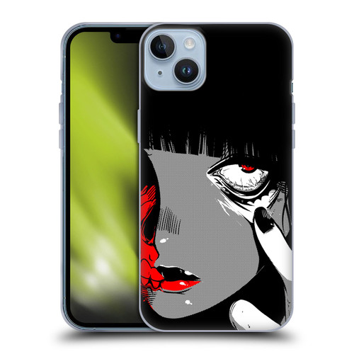 Zombie Makeout Club Art Eye Soft Gel Case for Apple iPhone 14 Plus