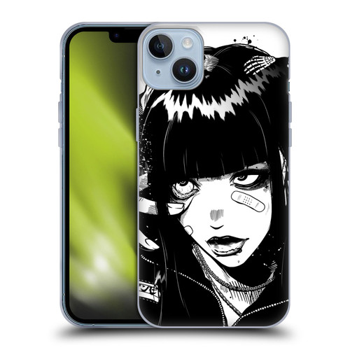 Zombie Makeout Club Art See Thru You Soft Gel Case for Apple iPhone 14 Plus