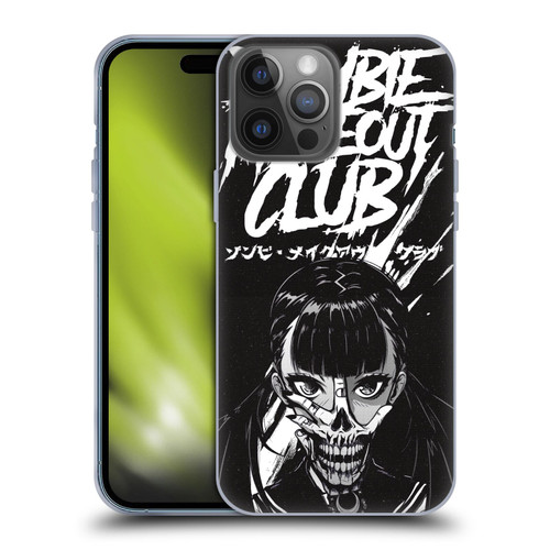 Zombie Makeout Club Art Face Off Soft Gel Case for Apple iPhone 14 Pro Max