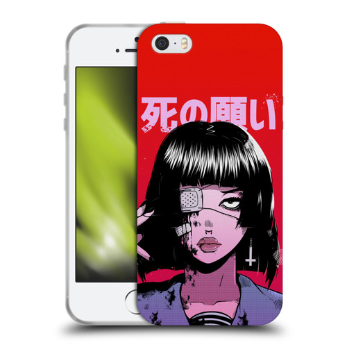 Zombie Makeout Club Art Eye Patch Soft Gel Case for Apple iPhone 5 / 5s / iPhone SE 2016