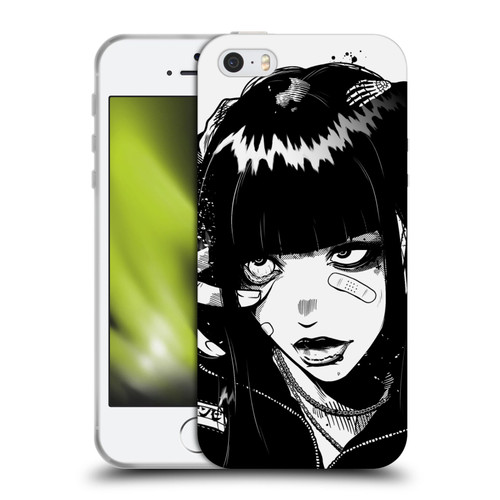 Zombie Makeout Club Art See Thru You Soft Gel Case for Apple iPhone 5 / 5s / iPhone SE 2016