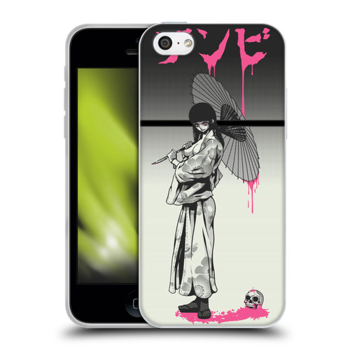 Zombie Makeout Club Art Chance Of Rain Soft Gel Case for Apple iPhone 5c
