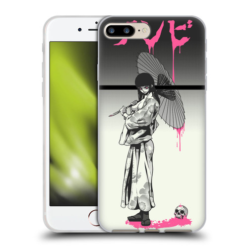 Zombie Makeout Club Art Chance Of Rain Soft Gel Case for Apple iPhone 7 Plus / iPhone 8 Plus