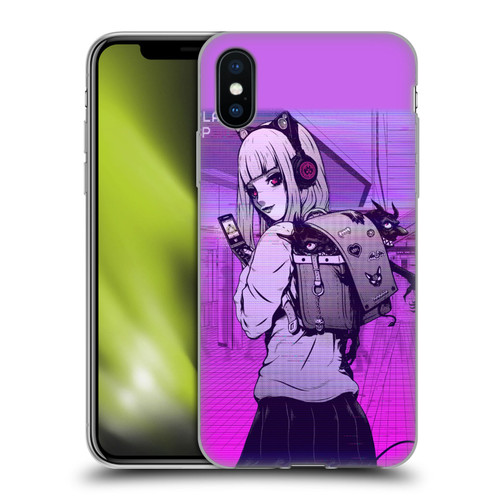 Zombie Makeout Club Art Drama Rides On My Back Soft Gel Case for Apple iPhone X / iPhone XS