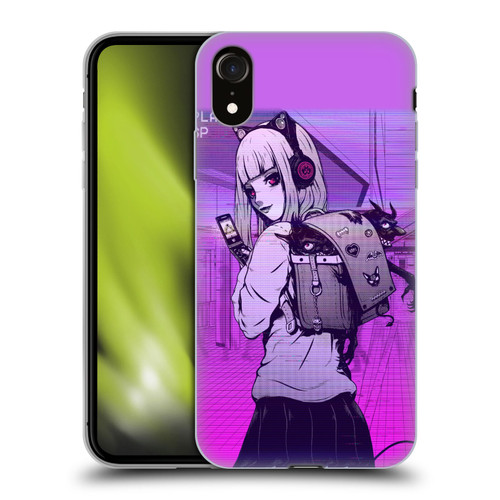 Zombie Makeout Club Art Drama Rides On My Back Soft Gel Case for Apple iPhone XR